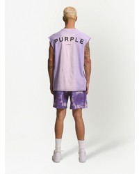 purple brand Usa Logo Print Tank Top