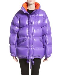 Light Violet Puffer Coat