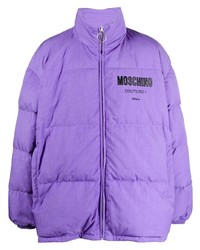 Moschino Logo Print Padded Jacket