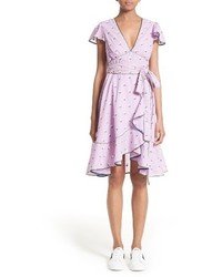 Light Violet Ruffle Dress