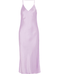 Light Violet Satin Cami Dress