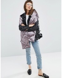 Asos Quilted Velvet Scarf