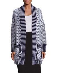 Burberry Glasshouse Graphic Wool Knit Cardigan