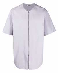 Jil Sander Collarless Cotton Shirt