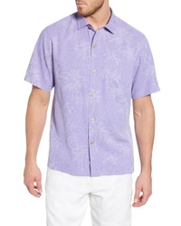 Tommy Bahama Digital Palms Classic Fit Silk Shirt