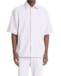1017 Alyx 9Sm Logo Terry Toweling Polo In Lilac At Nordstrom