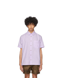 Nanushka Purple Adam Short Sleeve Shirt