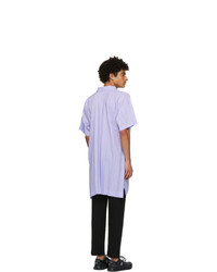 Homme Plissé Issey Miyake Purple Edge Short Sleeve Shirt