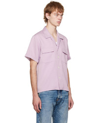 Second/Layer Purple Pin Point Shirt