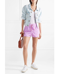 Tomas Maier Flocked Cotton Terry Shorts