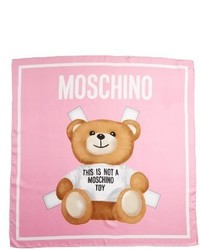 Moschino Paper Doll Bear Silk Scarf