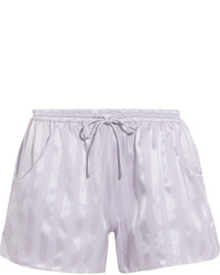 Light Violet Silk Shorts