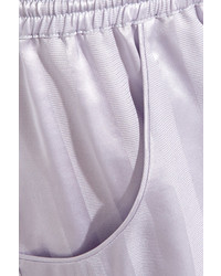 Eres Flanerie Chansonnette Silk Jacquard Pajama Shorts Lilac