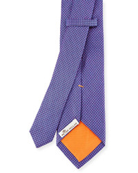 Peter Millar Dash Textured Silk Tie Purple