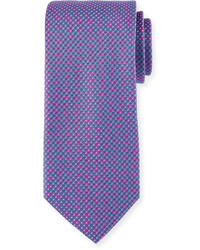 Peter Millar Dash Textured Silk Tie Purple