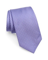 David Donahue Silk Tie In Purple At Nordstrom