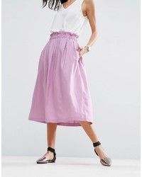 Asos Linen Prom Skirt
