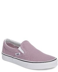 Light Violet Slip-on Sneakers