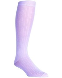 Dapper Classics Lavender Ribbed Socks
