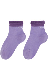 Jacquemus Purple Les Chaussettes Cuca Socks