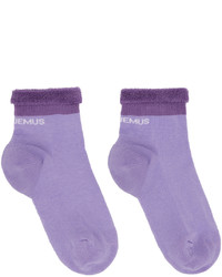 Jacquemus Purple Les Chaussettes Cuca Socks