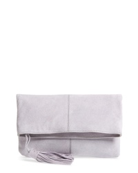 Leith Suede Clutch