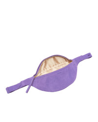 Nanushka Purple Suede Lubo Belt Bag