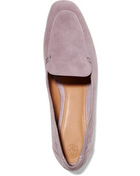 The Row Adam Suede Loafers Lavender