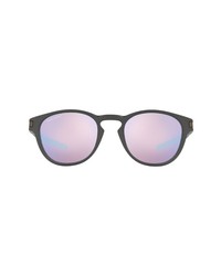 Oakley 53mm Round Sunglasses In Prizm Snow Sapphire At Nordstrom
