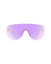 Carrera Eyewear 99mm Shield Sunglasses In Violet Gold At Nordstrom