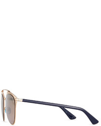 Christian Dior Dior Dior Reflected Peaked Aviator Sunglasses
