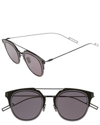 Christian Dior Dior Homme Composit 10s 62mm Metal Shield Sunglasses
