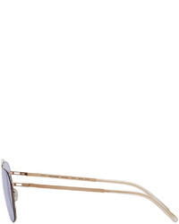 Maison Margiela Gold Purple Mykita Edition Mmcraft006 Sunglasses