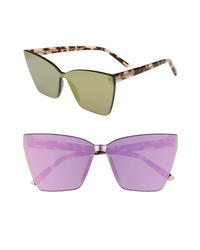 DIFF Goldie 65mm Oversize Cat Eye Sunglasses