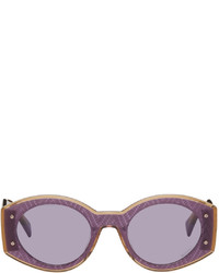 Missoni Purple Round Sunglasses