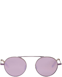 Garrett Leight Purple Zeno Sunglasses