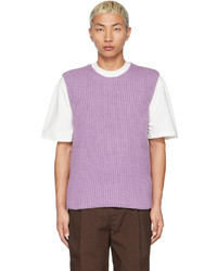 Jil Sander Purple Wool Sweater