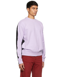 Marni Purple Black Paneled Sweatshirt