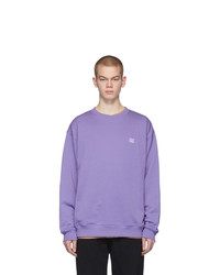 Acne Studios Purple Forba Face Sweatshirt