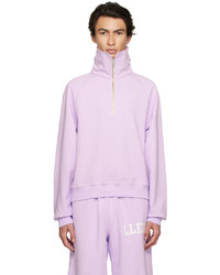 Recto Purple Half Zip Sweatshirt