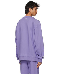 Ader Error Purple Kaput Sweatshirt
