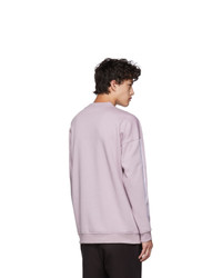 adidas Originals Purple Lock Up Crew Sweatshirt