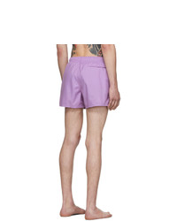 Givenchy Purple Logo Swim Shorts