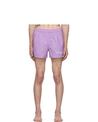 Givenchy Purple Logo Swim Shorts