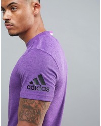 adidas Climachill T Shirt In Purple