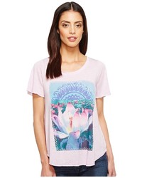 Lucky Brand Lavender Lotus Tee T Shirt