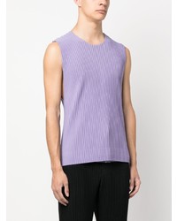 Homme Plissé Issey Miyake Ribbed Knit Sleeveless Top