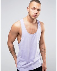 Asos Tank With Extreme Racer Back In Purple