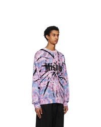 Misbhv Blue And Purple The Tie Dye Sweater