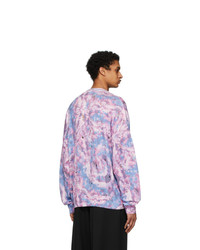 Misbhv Blue And Purple The Tie Dye Sweater